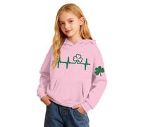 Toddler St Patricks Day Shirt Short Sleeve Parties Raglan Design Tee 2-14 Years Shamrock Oversized Turkey Casual Hoodies