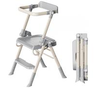 Toddler Step Stool, Kids Toddler Tower Foldable, Pro-A Structure for Maximum Stability, Kitchen Stool Helper with Anti-Drop Structure and Safety Railing, Ultra-Secure, Ideal for Toddlers & Youngsters