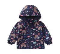 Toddler Suit Girls Summer Jacket Kids Waterproof Coat Boys Denim Reins for Walking Rain Pink Jacke Lightweight Hand Knitted Baby Cardigans Windbreakers,Navy,18-24 Months
