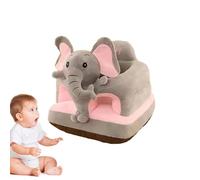 Toddler Support Sofa, Toddler Non Slip Learning Seat, Animal Shaped Plush Sofa Support Sitting Seat, Soft Toddler Learning to Sit Chair, Animal Sofa Seat for 3-12 Months Baby Boys Girls