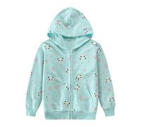 Toddler Sweatshirt Kids Zip Up Hoodies Panda Zipper Hooded Jumper Girls Long Sleeve Cotton Hoodie Tops for Girls 100% Cotton 2-3 Years