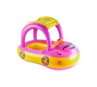 Toddler Swimming Aid Swimming Ring for Children Inflatable Swimming Trainer with Sun Protection in Car Design for and Lake