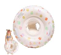 Toddler Swimming Float - Inflatable Toddler Swim Ring | Pool Buoyancy Aid | Blow-Up Swim Trainer for Kids with Safety Handle Seat, Waist Flotation Device for 1-4 Years Old Supplies