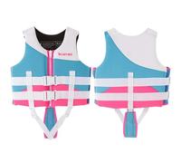 Toddler Swimming Float Vest, Arm Bands Kids Swim Vest with Shoulder Baby Floats Swimming Training Jacket for 2-6 Years Learn to Swim and Beach Old Boys Girls Perfect for Pool