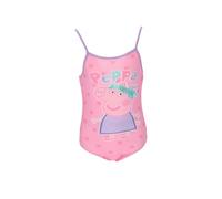 Toddler Swimsuit Featuring Paw Patrol Skye & Peppa Pig - Baby Girl Swimming Costume - Officially Licensed Swimming Costume Kids Holiday Swimwear (UK, Age, 4 Years, 6 Years, Regular, Peppa Pig)