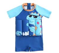 Toddler Swimsuit with Floatation - Floatation Swimsuit Short Sleeve Bathing Suits - Quick-Drying Float Swimwear Trainer Bathing Accessories Swim Vest for Summer Beach Pool Sports Holiday