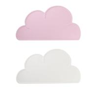 Toddler Table Mat Kids Table Placemats Silicone Childrens Placemat Non Slip Table Pad for Toddlers Infant 2Pcs