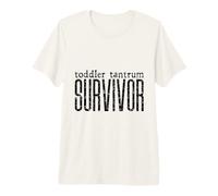Toddler Tantrum Survivor Parent Humor Premium T-Shirt