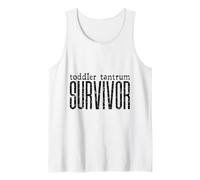Toddler Tantrum Survivor Parent Humor Tank Top