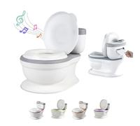 Toddler Toilet Seat with Sound for Potty Training - Baby & Kids Toilet Seat - Comfortable Potty Training Toilet Seat - with Flush Sound and Music - Easy to Empty with Removable Pot for Boys and Girls