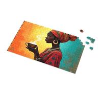 Toddler Toys Steaming Hot Tea In Traditional African Attire Picture Puzzle Toys Under 10 Dollars Toddlers Toys(1000PCS)