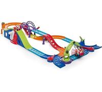 Toddler Train Set with Launch Lever, Roll, and Drawbridge, Easy to Grasp