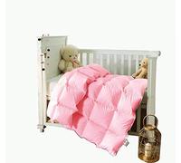 Toddler/Travel/Crib Goose Down Comforter Duvet/ Blanket Multifunctional,100% ORGANIC Cotton HYPOALLERGENIC & WASHABLE Unisex kids ,ALL SEASON,Pink 35x44