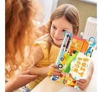Toddler Travel Toys | Preschool Educational Aid,Toddler Learning Educational Toys,for Kid Boys Girls Children Birthday Christmas Home Traveling Schools