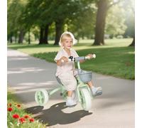 Toddler Tricycle with Front Basket for Ages 2-5 Years Boys and Girls, Green AIYAPLAY Green One Size