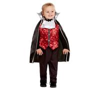 Toddler Vampire Count Dracula Vintage Period Halloween Fancy Dress Costume