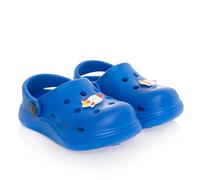 Toddler Water Shoes for Child - Blue Clogs with Rocket Detail - Lightweight Garden Sandals - Kids Summer Pool & Beach Shoes (Blue, UK Footwear Size System, Little Kid, Numeric Range, Medium, 8.5, 9)