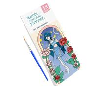 Toddler Watercolor Painting Book, Coloring Books Small Paint Pads Set, School Party Favors Coloring Books for Boys, Girls, Kids, Toddler
