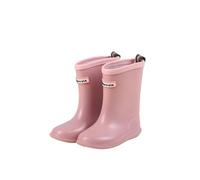 Toddler Wellies Waterproof Non-slip Wellington Boot Girls Boys Lightweight Easy-On Solid Rubber Rain Shoes Kids Outdoor Gift for Children Black Blue Khaki Pink Yellow Green Size 2 3 1 13 4 6