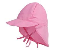 Toddler Wide Brim Sun Hat Summer Beach Sun Protection Hat Girls Boys Swim Hat Legionnaire Flap Cap with Neck Cover Bonnet Beanie Hat Travel Cord Hat Cap for Age 2-5 Years