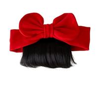 Toddler Wigs | Young Girls Bow Bangs Wigs Hairbands,Hair Accessories, Daily Wear Hairpiece for Home, Travel, Photography, Birthday, Stage