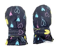 Toddler Winter Gloves Snow Proof Ski Gloves Kids Fleece Lined Snow Mittens Winter Windproof Thermal Glove Stretch Outdoor Glove Adjustable Cuffs for Children 2-14 years Outdoor Activities