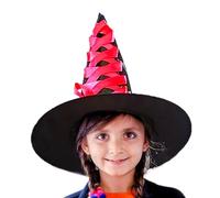 Toddler Witch Costume - Witch Accessories for Spooky Halloween | Costume Skull Broom Ribbon Hat for Theme Party, Party, Parade, Role-Play