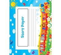 Toddler Writing Pad With Big Lines: A Kindergarten Writing Notebook That Includes 100 Sheets of Letter Size Tablet Paper With Wide Lines | Landscape ... a Cursive Alphabet, Picture Space, and More!