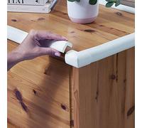 Toddleroo by North States Foam Edge Protector | Add Safety Around Wood, Glass or Stone Edges with Impact Absorbing Foam Protector | Baby Proof with Confidence (79" Roll, White), Off-White
