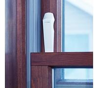 Toddleroo by North States Sliding Window & Door Wedge Locks | Limits The Space That Windows and Sliding Doors can Open | No Tools Required | Baby proofing with Confidence (4-Pack, White)
