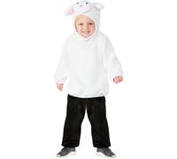Toddlers Cute Baby Lamb Fancy Dress Costume Age 3 - 4