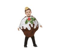 Childrens Christmas Pudding Glitter Costume