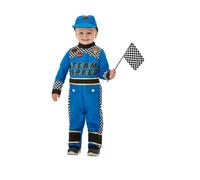 Toddler's Racing Car Driver Jumpsuit Fancy Dress Play Party Costume