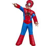 Unisex Kids Marvel: Spidey and His Amazing Friends Spider-man Deluxe Costumes, As Shown, 2-3 Years UK, World Book Day