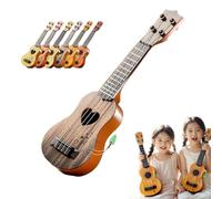 Toddlers Toy Ukulele Guitar,17.34'' Classical Guitar Musical Toy,4 Strings Guitars Ukulele Educational Learning Tool for Toddlers and Preschoolers (Coffee)