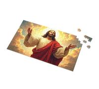 Toddlers Toys Jesus In Glory: A Heavenly Vision Picture Puzzle 1000 Piece Puzzles Easter Gifts For Adults(500PCS)