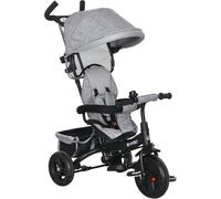 Toddlers Trike Stroller 6 in 1 Childrens Pushchair Parent Handle Pedals Canopy