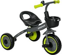 Toddlers Trike Tricycle Childrens Tricycle Adjustable Seat Basket 2-5 Yrs Black