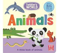 Toddler's World: Animals: A little board book of animals with a fold-out surprise