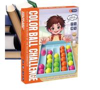 toddlerse Ball Sorting Learning Toy - montessorise Inspired Matching Game, Color Recognition Activity, Sensory Fidget Training Set, Early Education Skill Builder | Color Matching Toy for Preschool