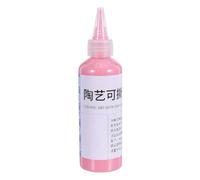 Toddmomy 1 Bottle Pottery Masking Glue with Tip Nozzle - 100ml/3.4oz Removable Liquid Latex Resist for Ceramic Glazing Projects - Peelable Adhesive for Pattern Masking