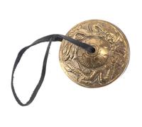 Toddmomy 1 Pair Brass Finger Cymbals for Yoga and Dance Authentic Nepalese Musical Instruments Durable Copper Bells for Spiritual Practices and Cultural Enrichment