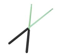 Toddmomy 1 Pair Durable Metal Drumsticks for Drummers Comfortable Grip Slip Design for Weight Training Practice Smooth Finish Crisp Percussion Sound Drum Sticks