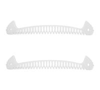 Toddmomy 1 Pair Ice Skate Blade Covers - Heavy-Duty Ice Skate Guards for Hockey & Figure - Stretchable to Fit - Accessories for Women Men White