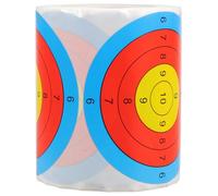 Toddmomy 1 Roll Fluorescent Shooting Target Stickers with High-definition Printing, Paper Adhesive Targets for Shooting Practice and Training, 200pcs Roll for Range Use