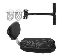 Toddmomy 1 Set Bike Seat with Backrest Armrest Rear Mounted Bicycle Cushion for Family Rides Mountain Bikes Easy Installation Stable Support