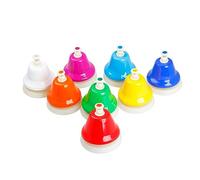 Toddmomy 1 Set Colorful Eight Tone Hand Bells Diatonic Musical Instruments for Lightweight and Portable Cognitive Development for Boys for Learning and Play Activities