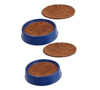 Toddmomy 1 Set Convenient Replaceable Pigeon Nests Reusable Bird Nesting Pads with Brown Cushions Practical Home Accessory for Pigeons and Birds