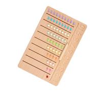 Toddmomy 1 Set Creative Educational Math Counting Multi Functional Early Education Tool for Safe Enhances Color Recognition Understanding for Homeschool Classroom Use