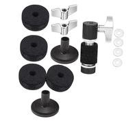 Toddmomy 1 Set Cymbal Stand Tube Drum Set Fitting Washer Kit Felt Drum Pad Accessories for Enhanced Sound Non Slip Protection Durable Materials